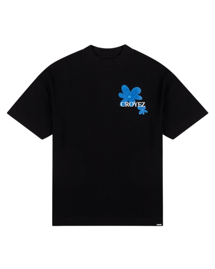 Botanique T-Shirt - Black/Cobalt