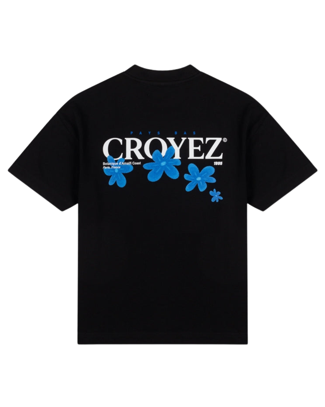 Botanique T-Shirt - Black/Cobalt