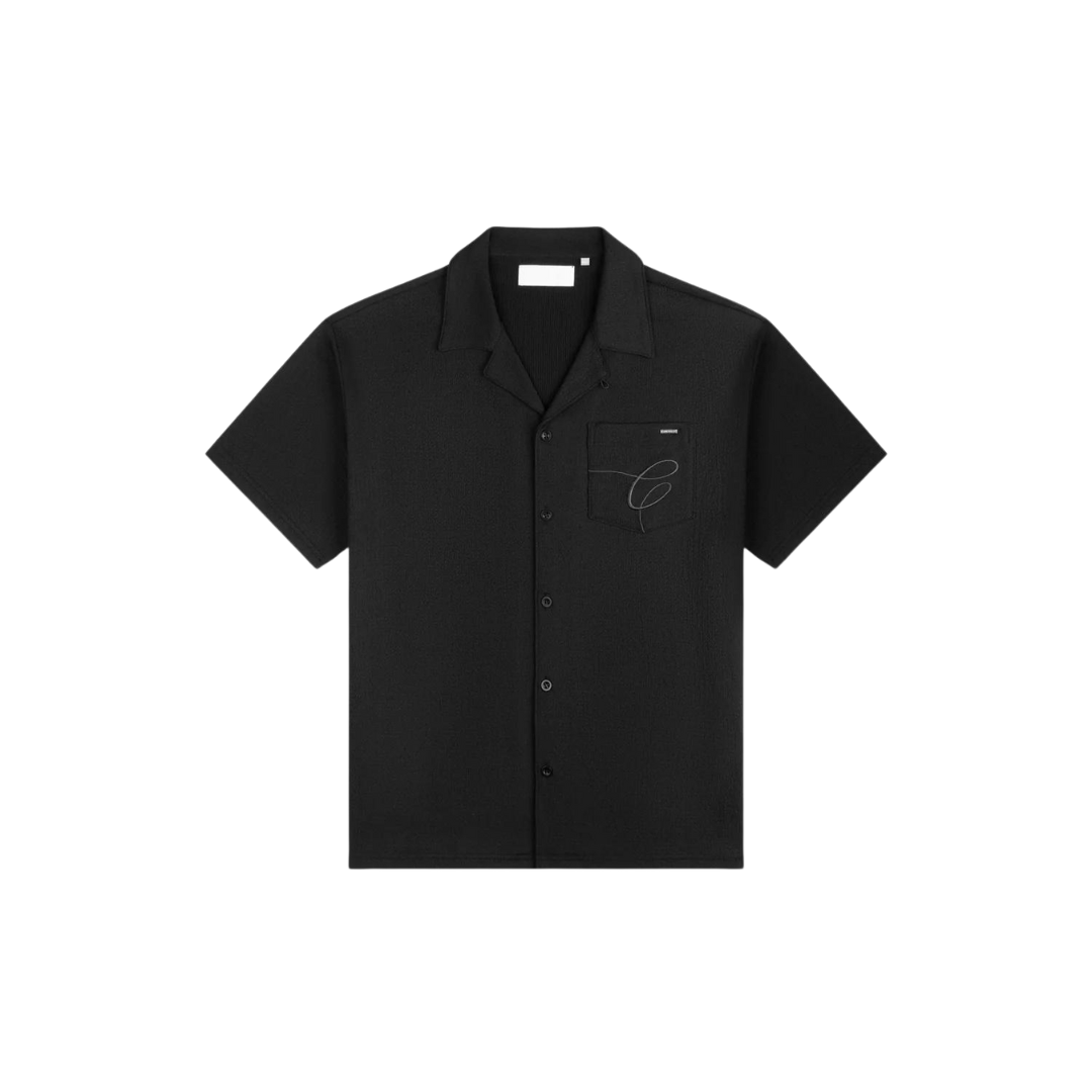 Seersucker Shirt - Vintage Black