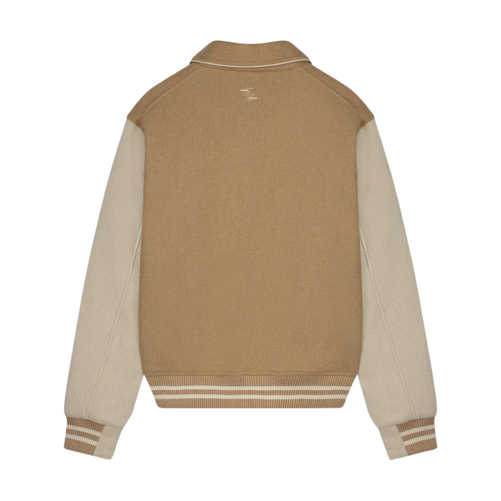 Varsity Jacket Ginger Root - Camel/OffWhite