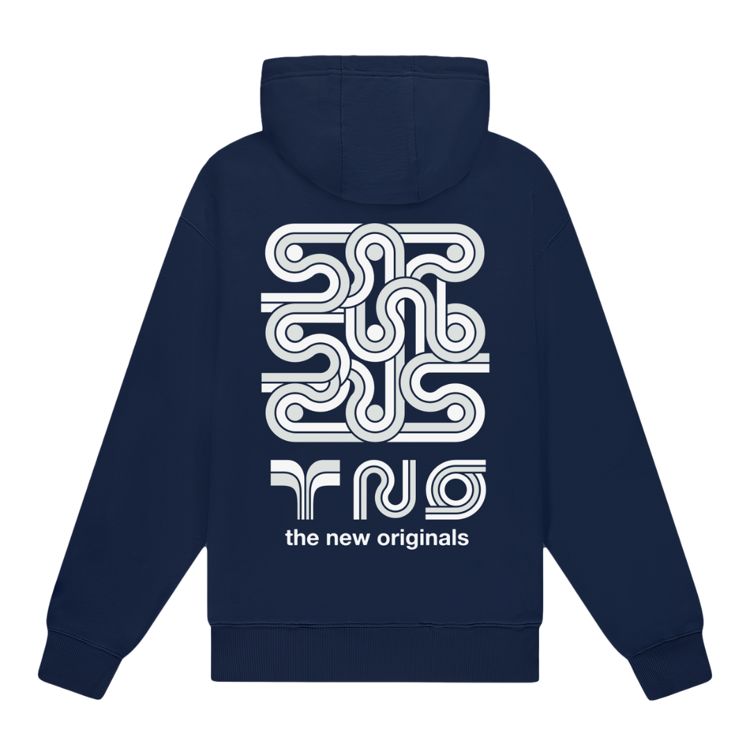 Supergraphic Hoodie - Ombre Blue