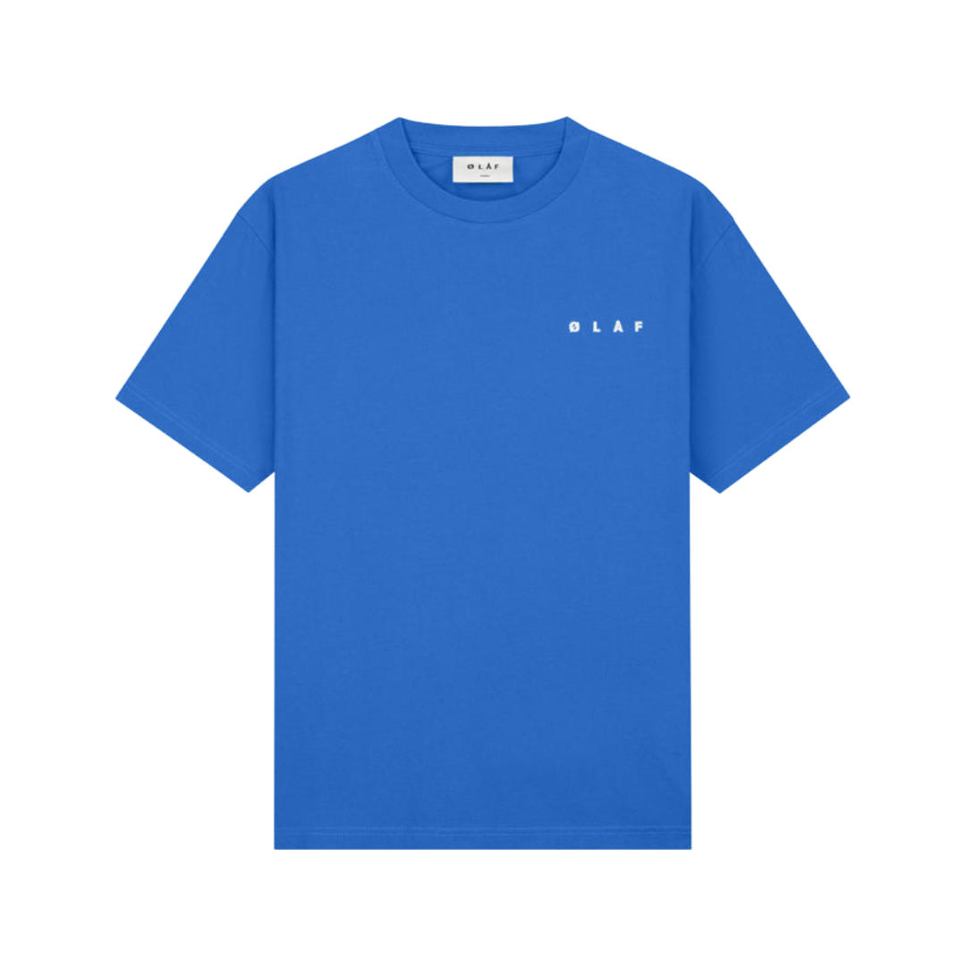 Ink Logo Tee - Bright Blue