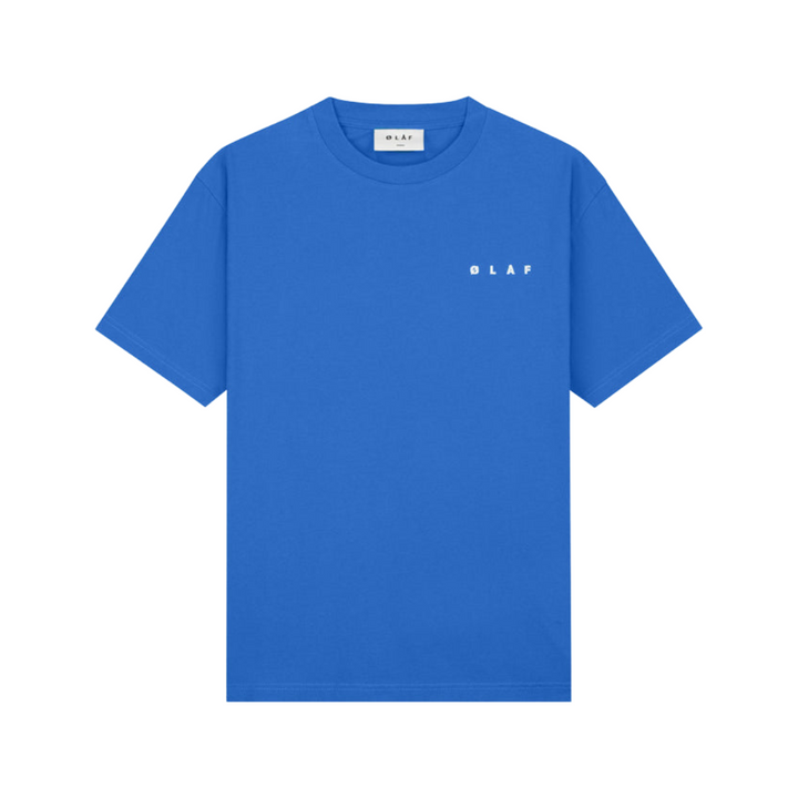 Ink Logo Tee - Bright Blue