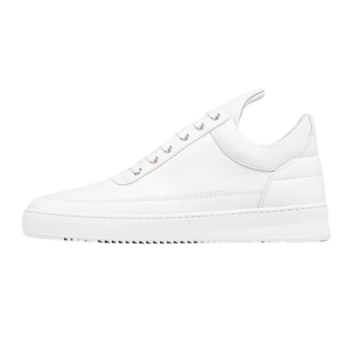 Low Top Ripple Nappa - All White