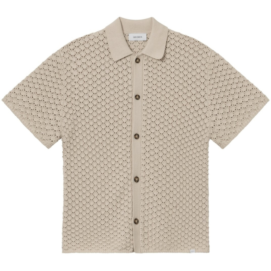 Gideon Knit Shirt - Ivory