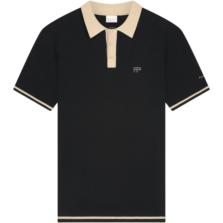 Knit Polo Black