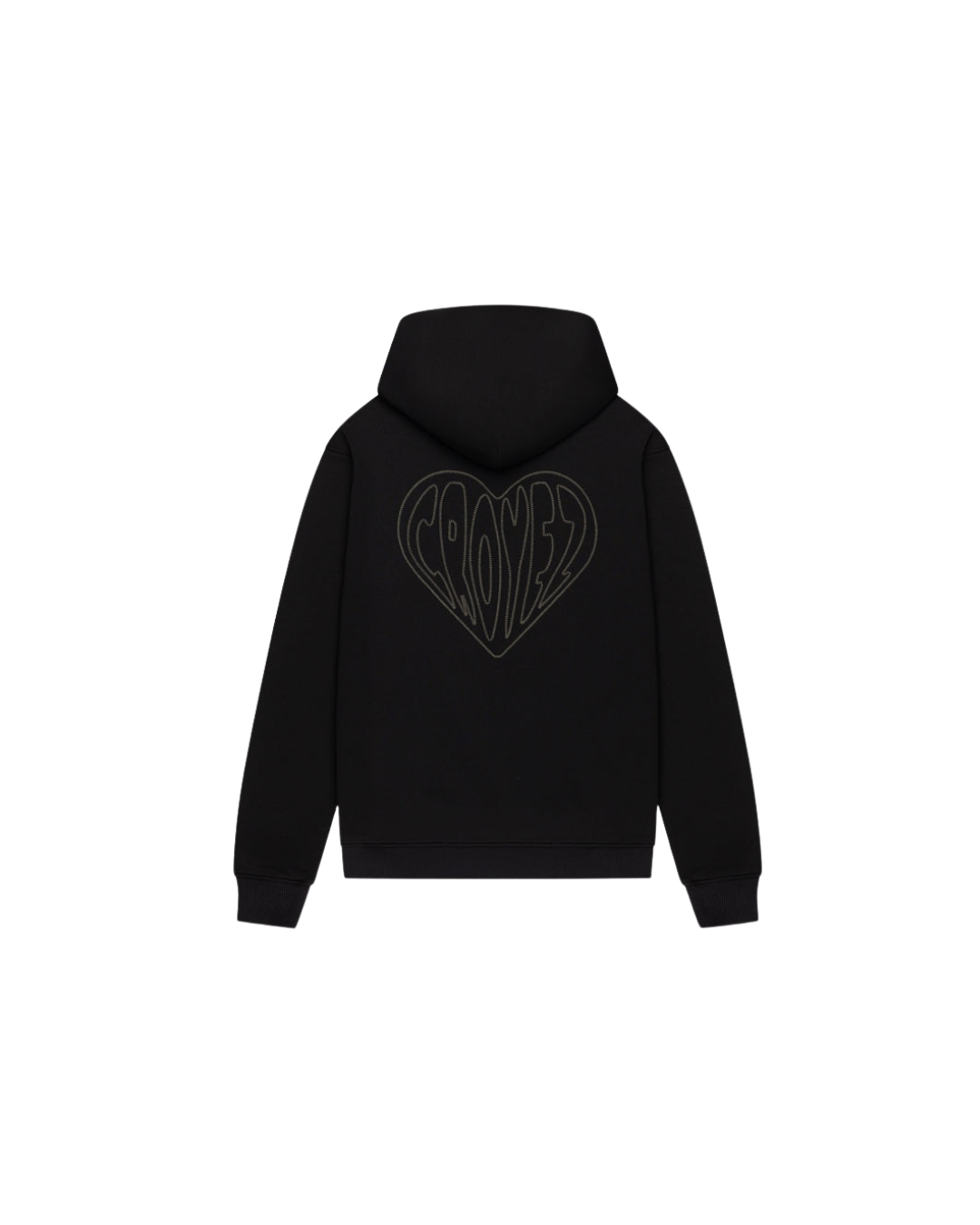 Stitched Heart Hoodie - Dark Green