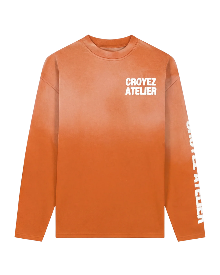 Sprayed Atelier Longsleeve - Orange
