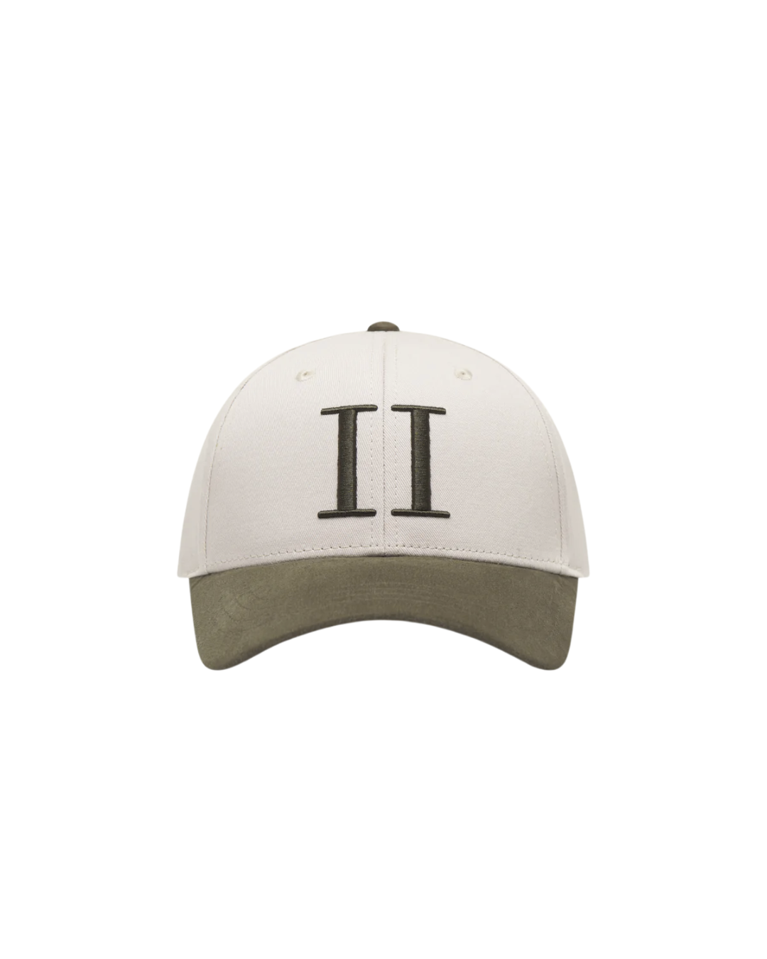 Baseball Cap Contrast Suede - Light Desert Sand/Forest Green