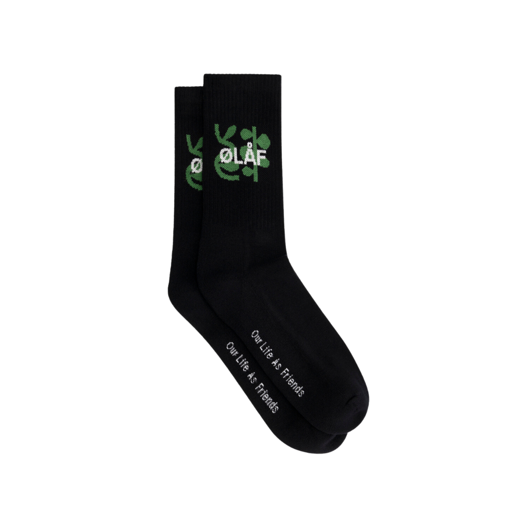 Vine Socks - Black/Green