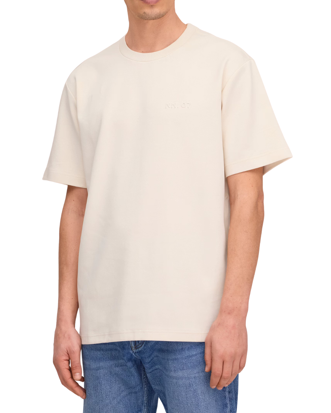 Nat Ss Logo Tee 3457 - Ivory