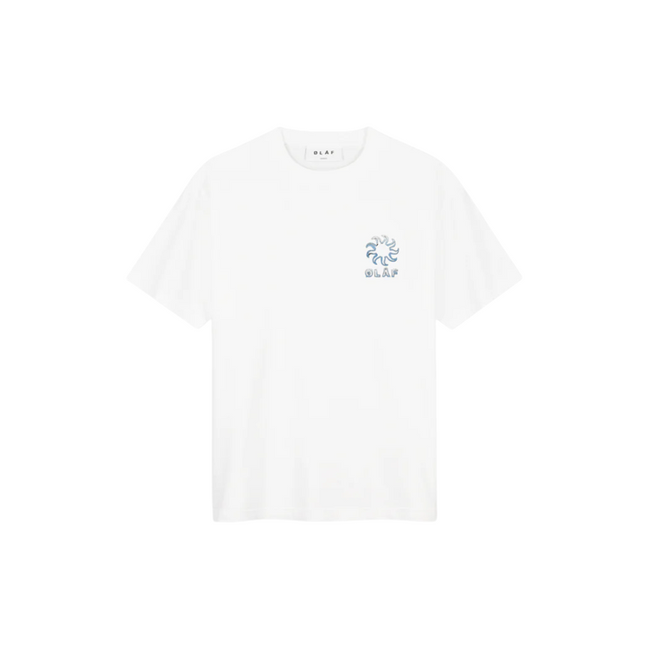 Gradient Sun Tee - Optical White