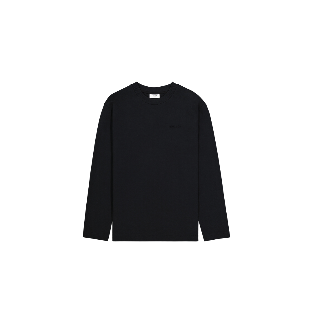 Nat LS Logo Tee - Black