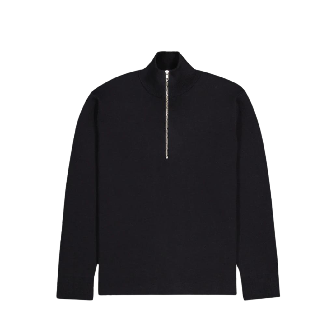 Harald Half Zip - Navy Blue