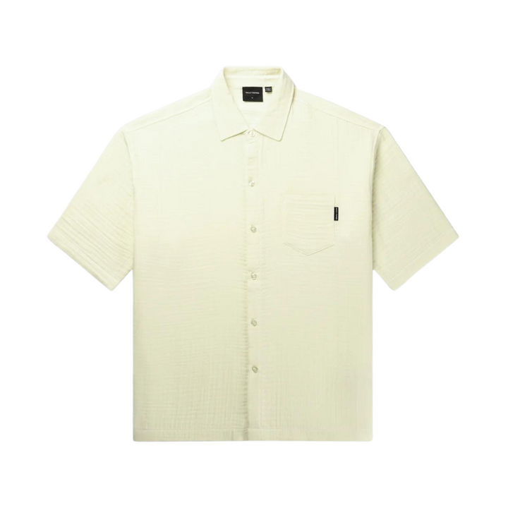 Enzi Seersucker Shirt - Icing Yellow