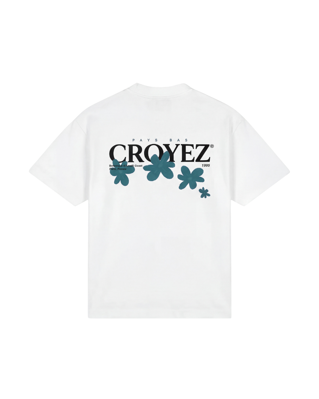 Botanique T-Shirt - White/Dark Teal