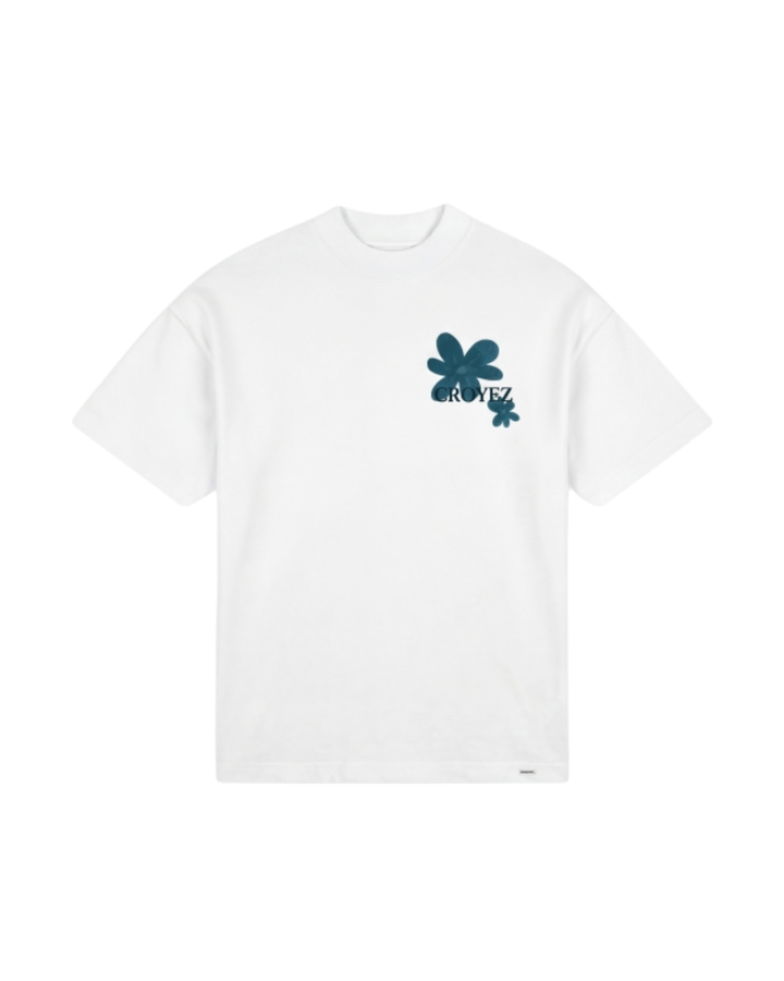 Botanique T-Shirt - White/Dark Teal