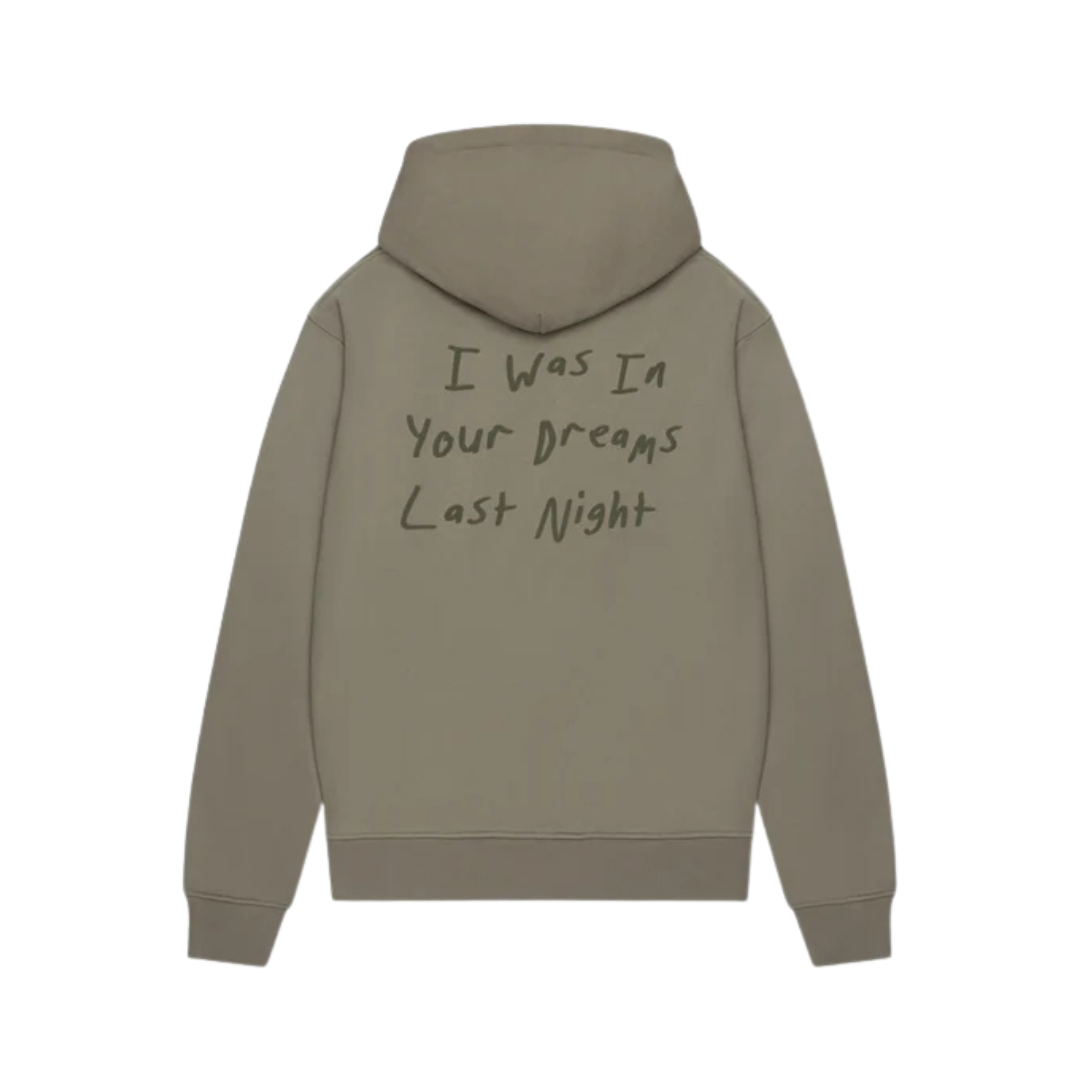 In Your Dreams Zip Hoodie - Dusty Olive