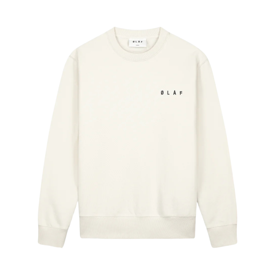 Spiral Face Crewneck - Off White