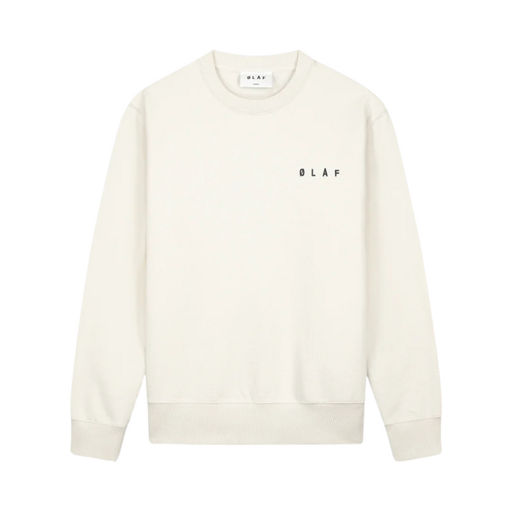 Spiral Face Crewneck - Off White