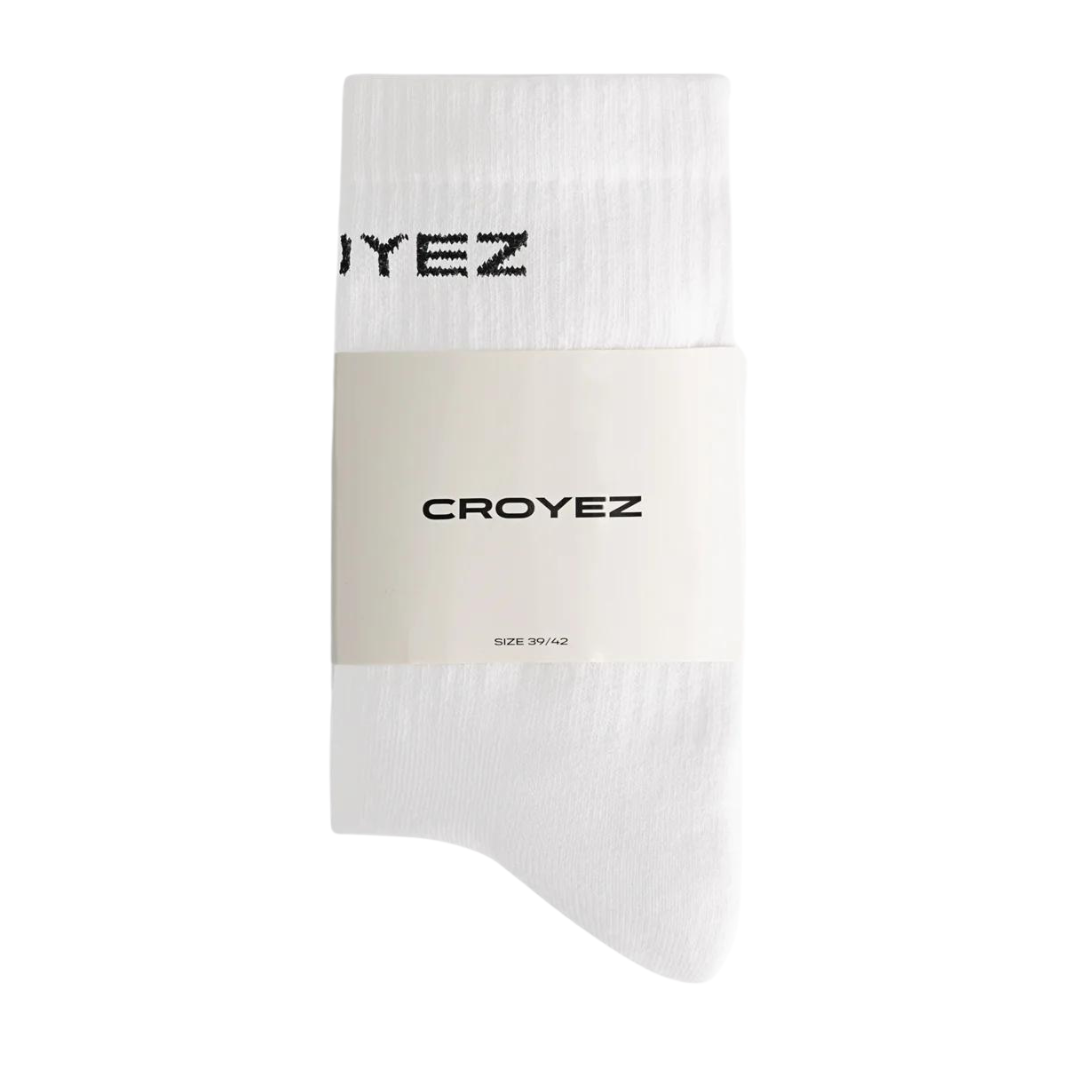 Logo Socks Croyez 2-Pack - White