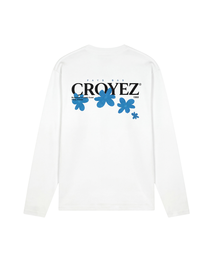 Botanique Longsleeve - White/Tiffany Blue