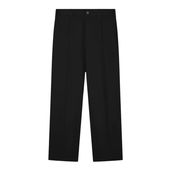 Tailored Pleated Pants - Black