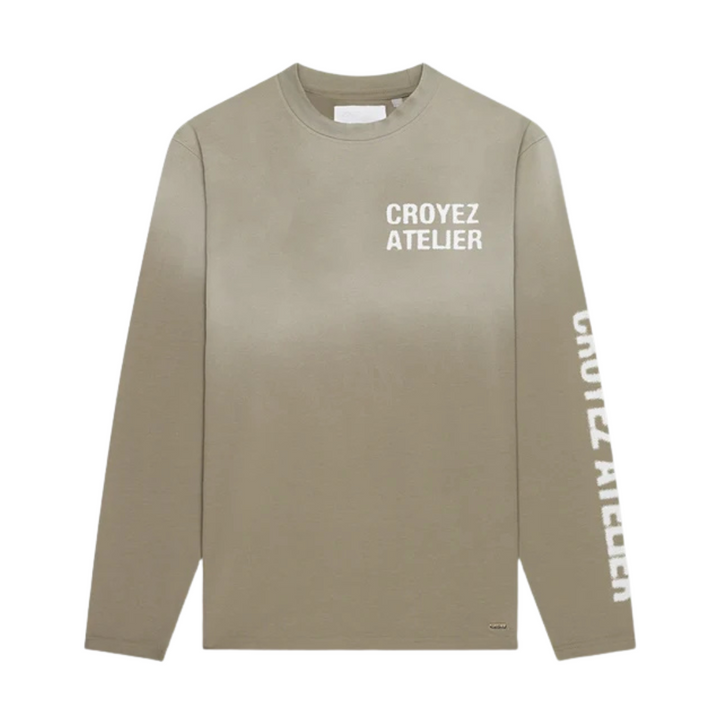 Sprayed Atelier Longsleeve - Dusty Olive