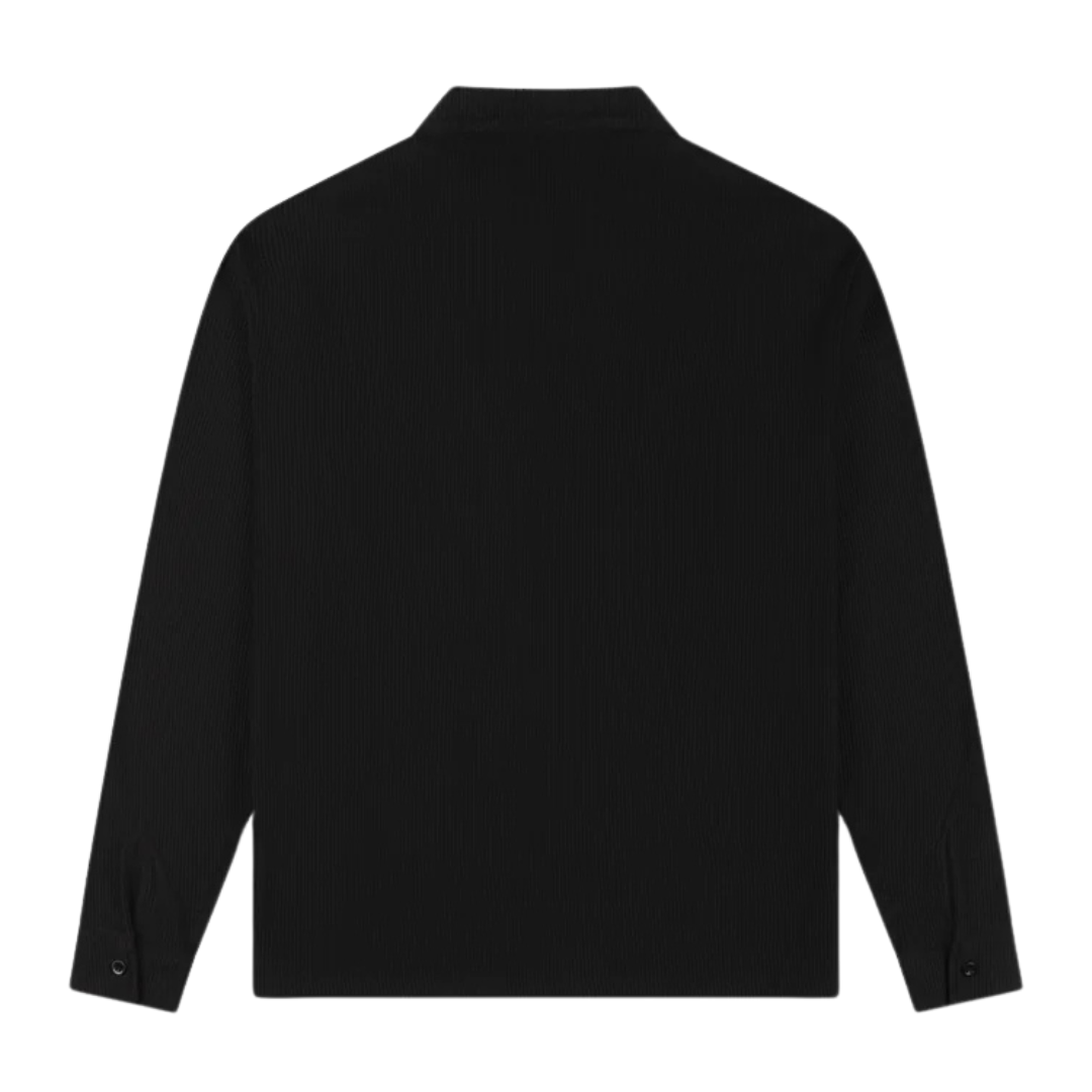 Ribbed Longsleeve Shirt - Black