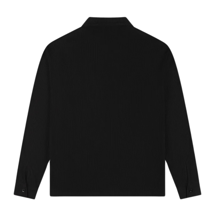 Ribbed Longsleeve Shirt - Black