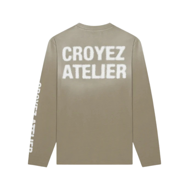 Sprayed Atelier Longsleeve - Dusty Olive