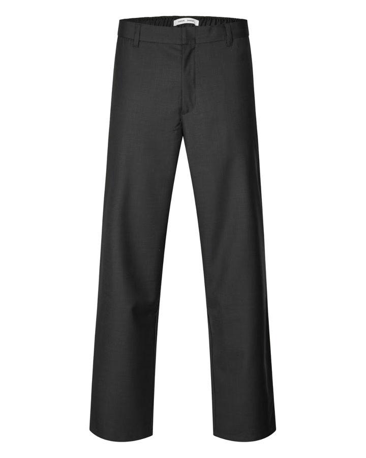 Sanoah Flex trousers - Black Melange 15969