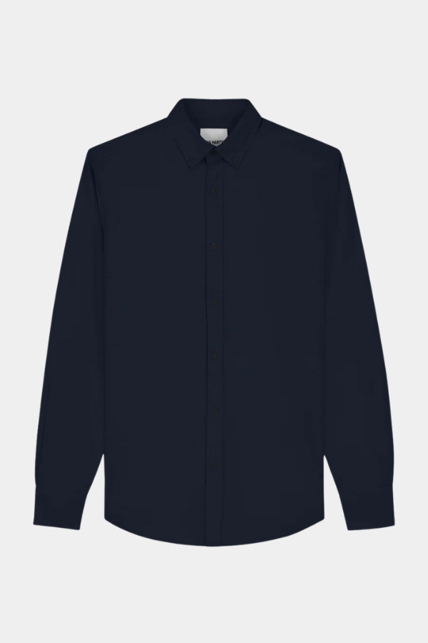 Oxford Shirt LS - Dark Navy