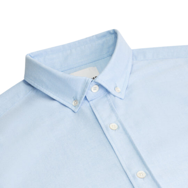 Organic Cotton Oxford Shirt - Light Blue