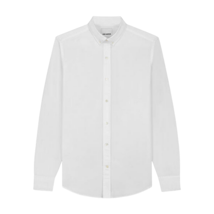 Organic Cotton Oxford Shirt - White