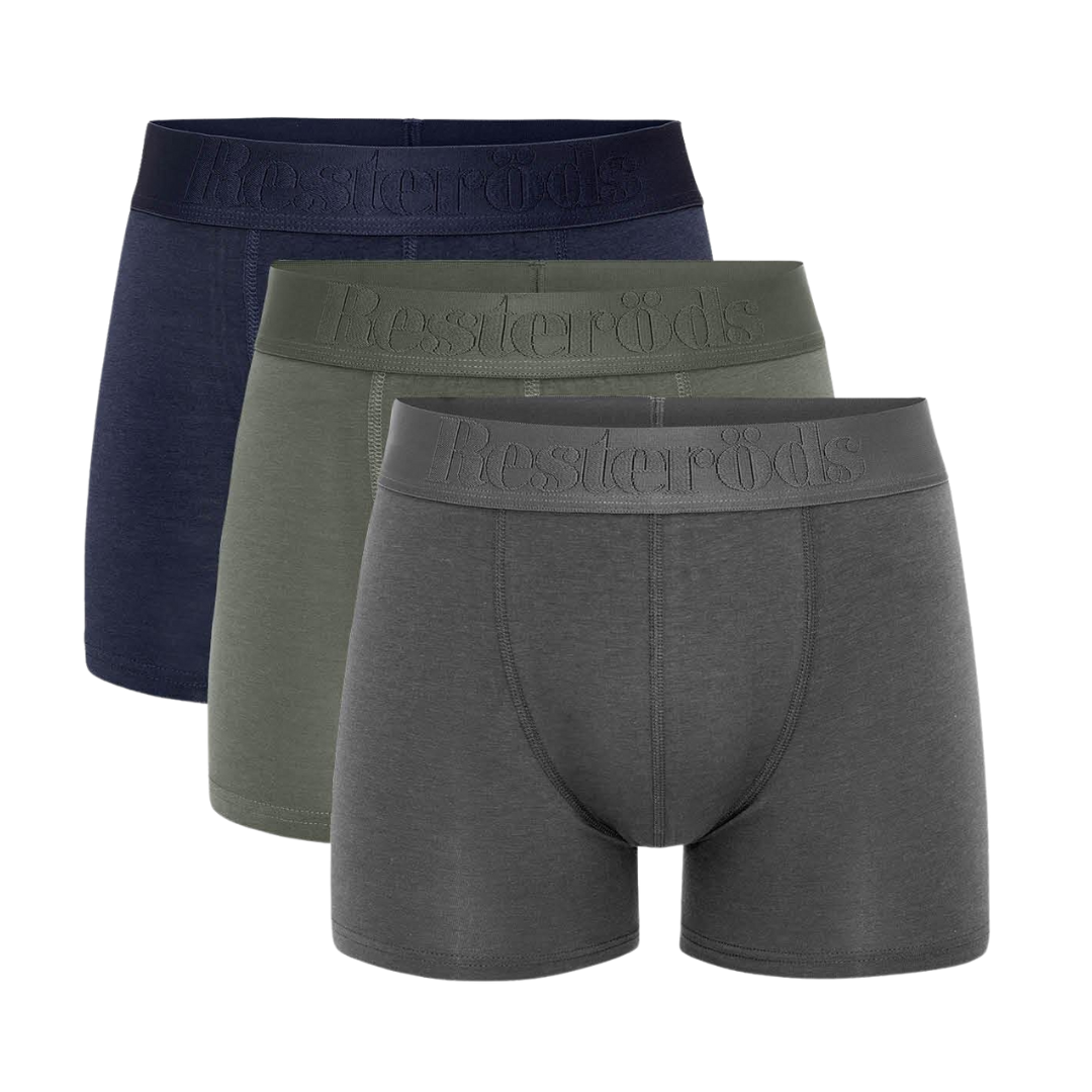 Bambu 3-pack - Blue/Grey/Green