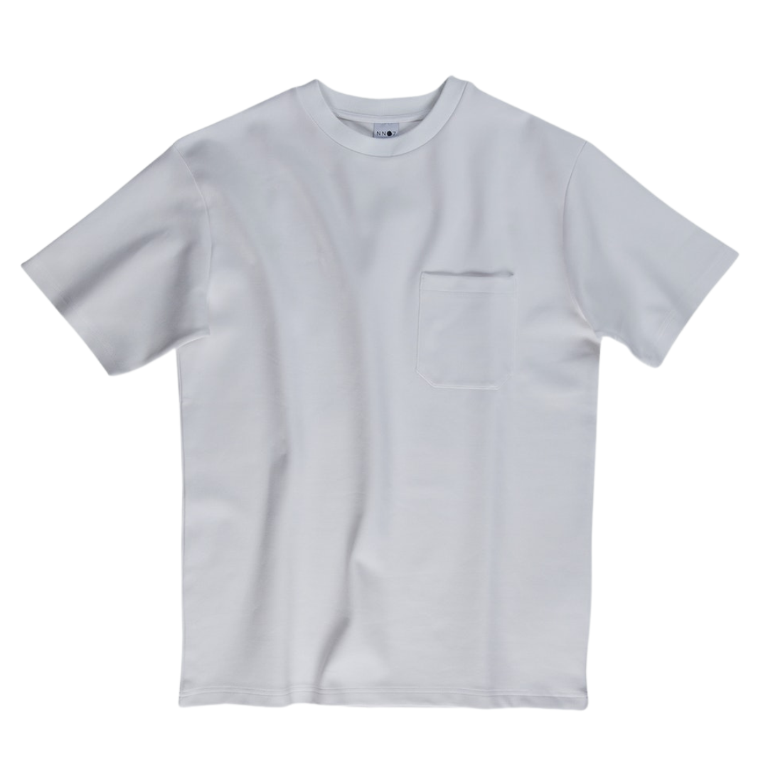 Nat Pocket Tee - White